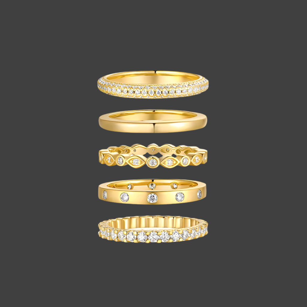 Multi-Wear Moissanite Ring | 925 Sterling Silver